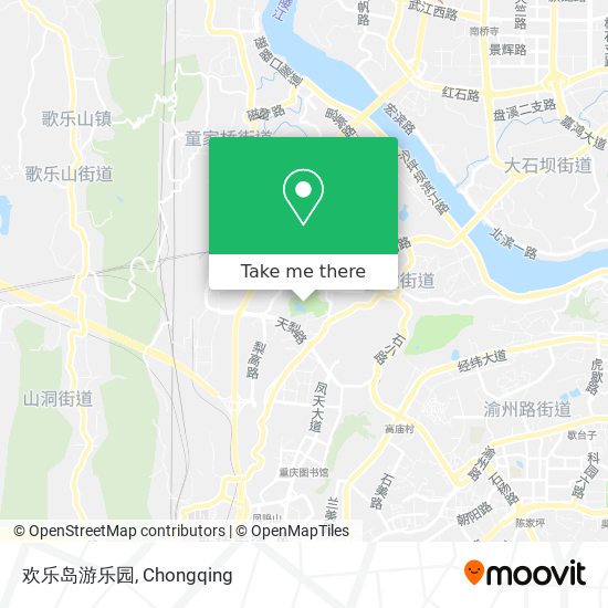 欢乐岛游乐园 map