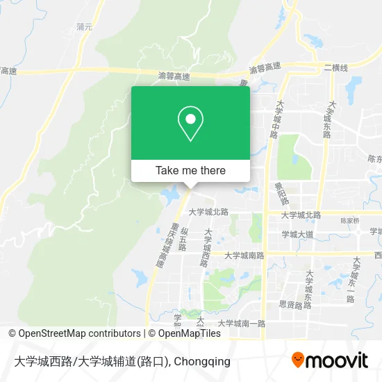 大学城西路/大学城辅道(路口) map