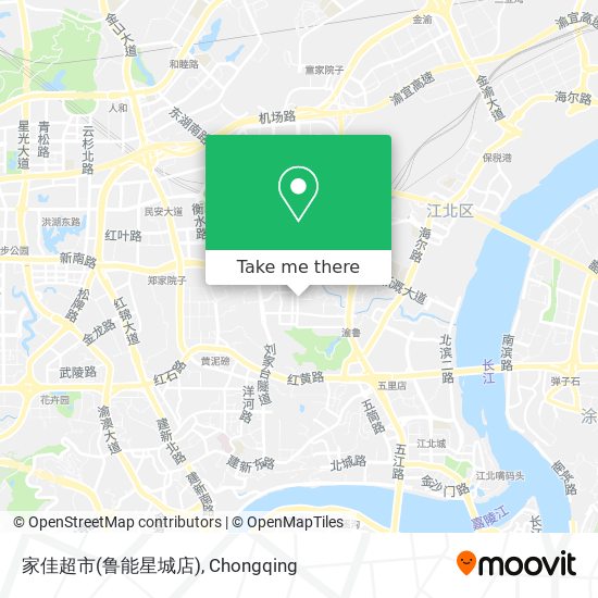 家佳超市(鲁能星城店) map