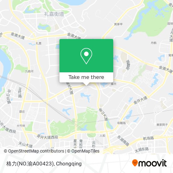 格力(NO.渝A00423) map