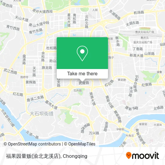 福果园量贩(渝北龙溪店) map
