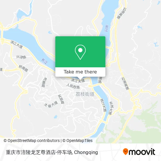 重庆市涪陵龙芝尊酒店-停车场 map