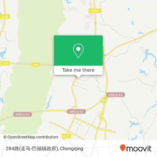 284路(走马-巴福镇政府) map