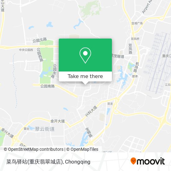 菜鸟驿站(重庆翡翠城店) map