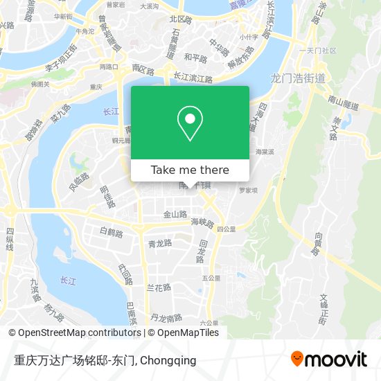 重庆万达广场铭邸-东门 map
