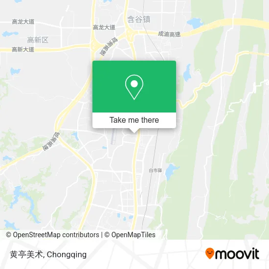 黄亭美术 map