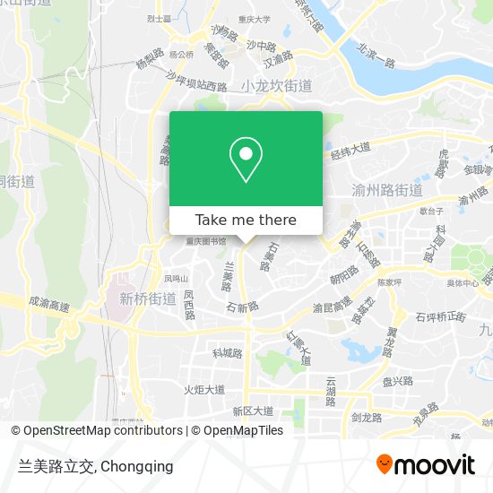 兰美路立交 map