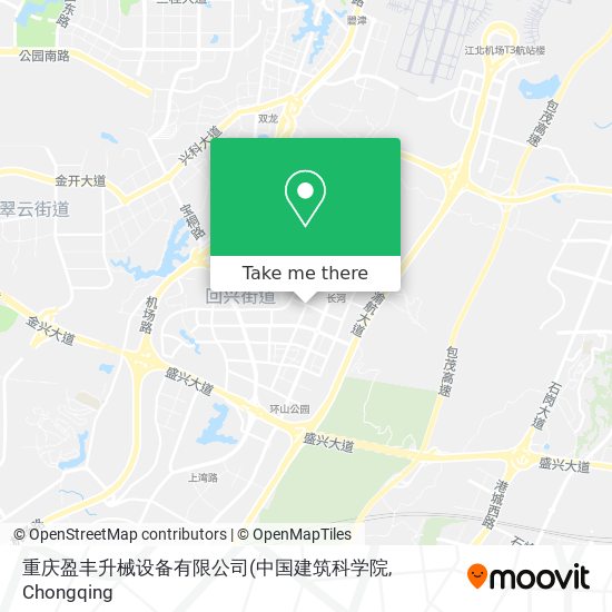 重庆盈丰升械设备有限公司 map