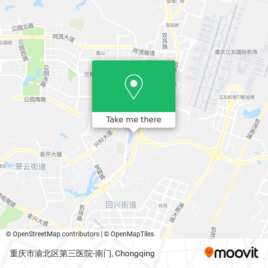 重庆市渝北区第三医院-南门 map