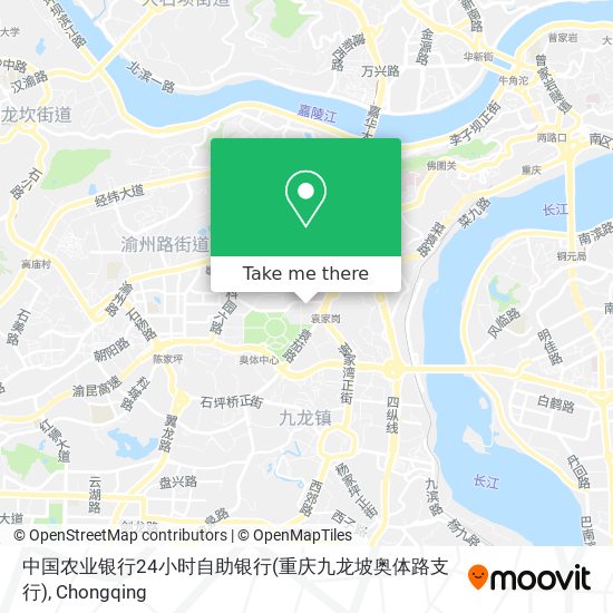 中国农业银行24小时自助银行(重庆九龙坡奥体路支行) map