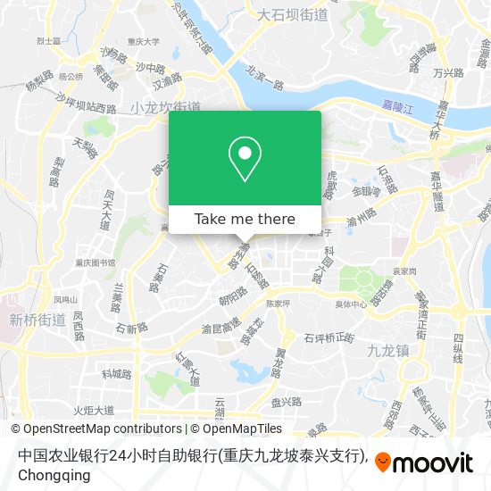 中国农业银行24小时自助银行(重庆九龙坡泰兴支行) map