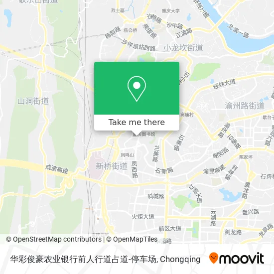 华彩俊豪农业银行前人行道占道-停车场 map