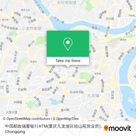 中国邮政储蓄银行ATM(重庆九龙坡区埝山苑营业所) map