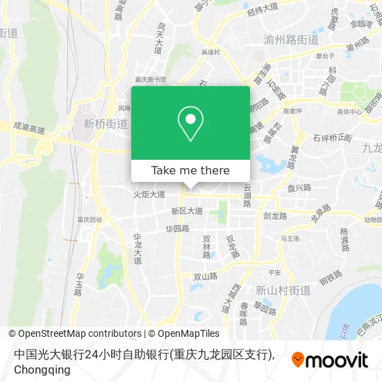 中国光大银行24小时自助银行(重庆九龙园区支行) map