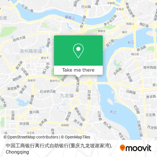 中国工商银行离行式自助银行(重庆九龙坡谢家湾) map