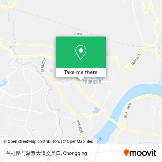 兰桂路与聚贤大道交叉口 map