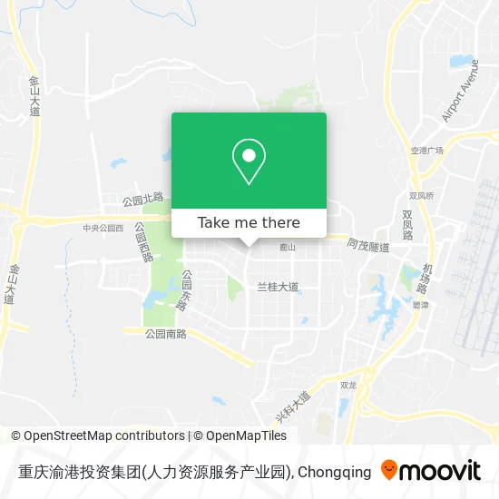 重庆渝港投资集团(人力资源服务产业园) map