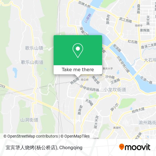 宜宾犟人烧烤(杨公桥店) map