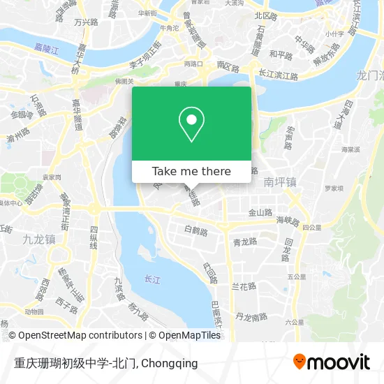 重庆珊瑚初级中学-北门 map