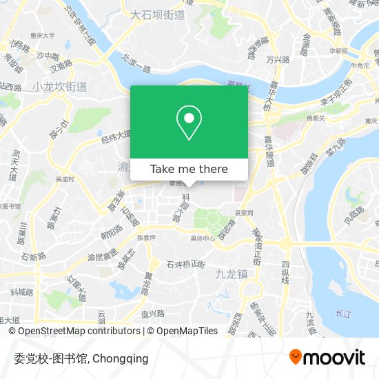 委党校-图书馆 map