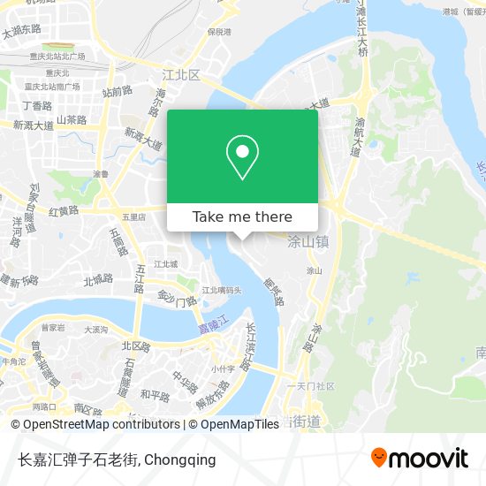 长嘉汇弹子石老街 map