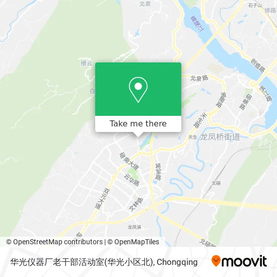 华光仪器厂老干部活动室(华光小区北) map
