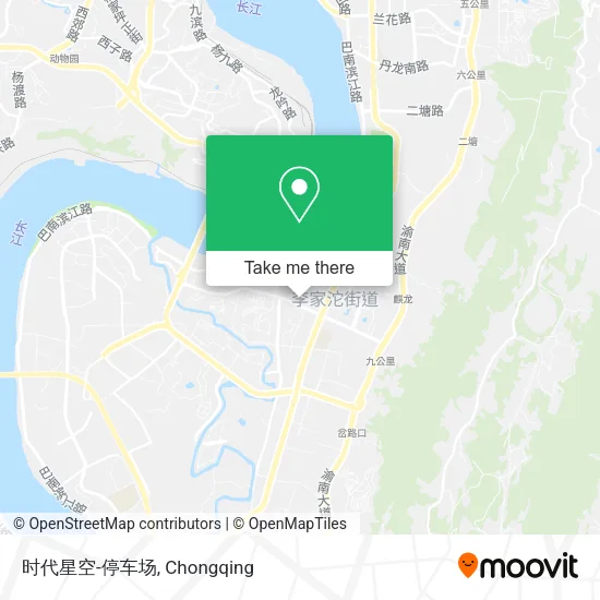 时代星空-停车场 map