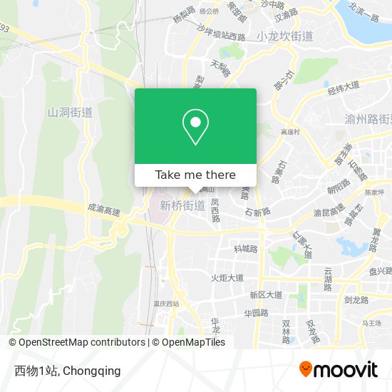 西物1站 map