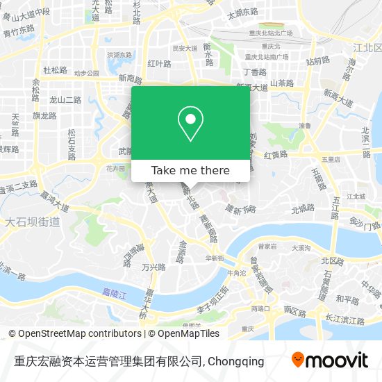 重庆宏融资本运营管理集团有限公司 map