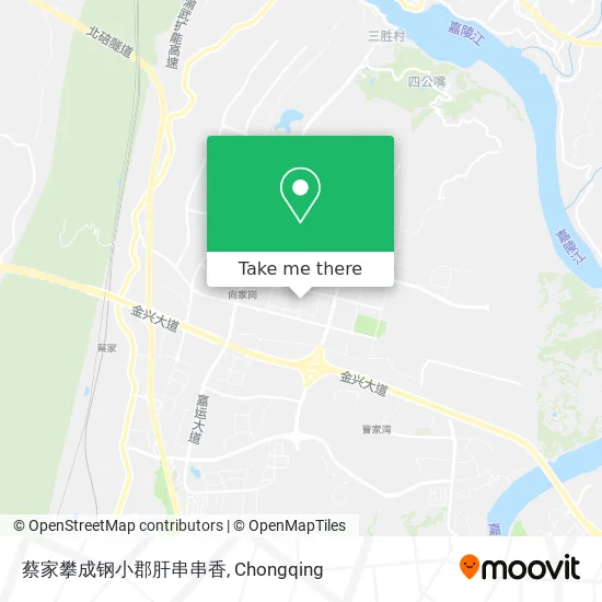 蔡家攀成钢小郡肝串串香 map
