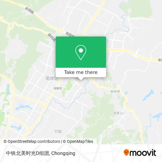 中铁北美时光D组团 map