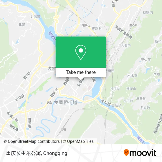 重庆长生乐公寓 map