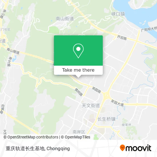 重庆轨道长生基地 map