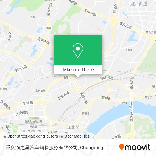 重庆渝之星汽车销售服务有限公司 map