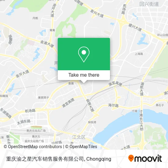 重庆渝之星汽车销售服务有限公司 map