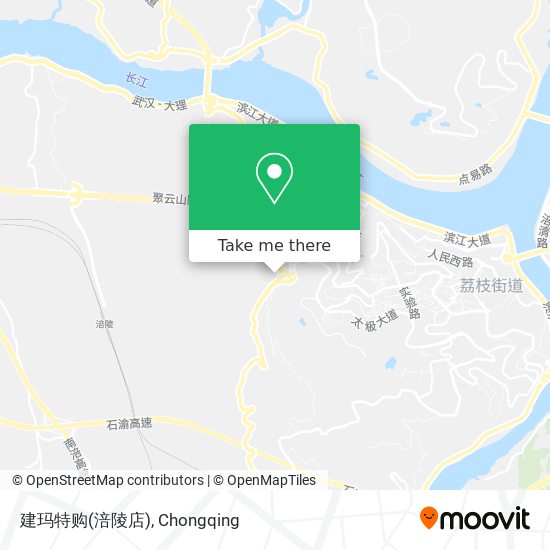 建玛特购(涪陵店) map