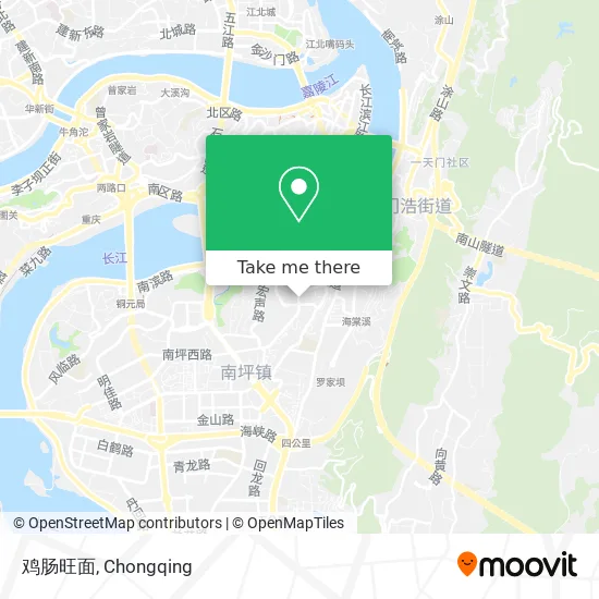 鸡肠旺面 map