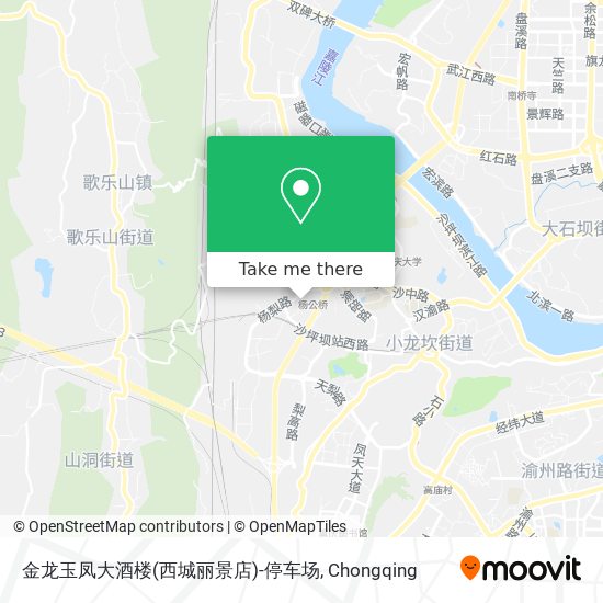 金龙玉凤大酒楼(西城丽景店)-停车场 map