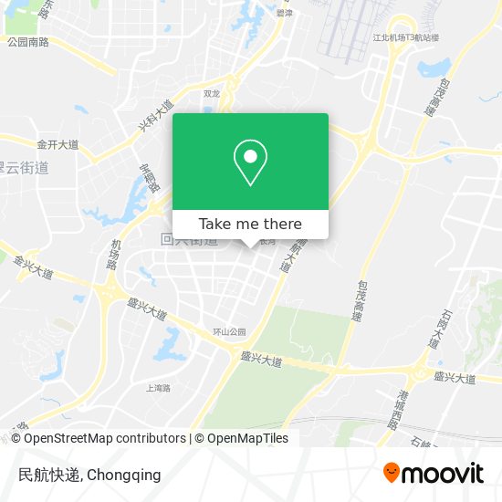 民航快递 map