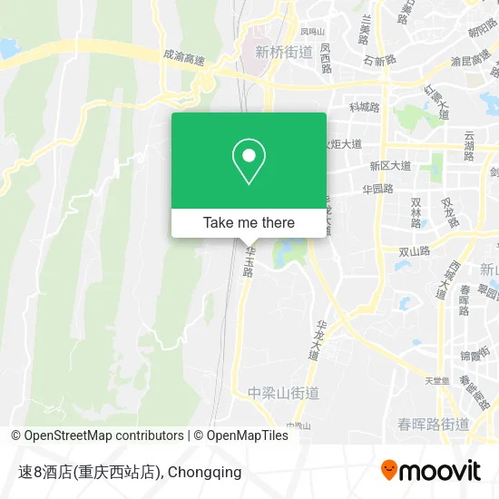 速8酒店(重庆西站店) map