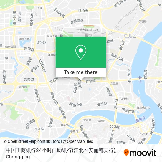 中国工商银行24小时自助银行(江北长安丽都支行) map