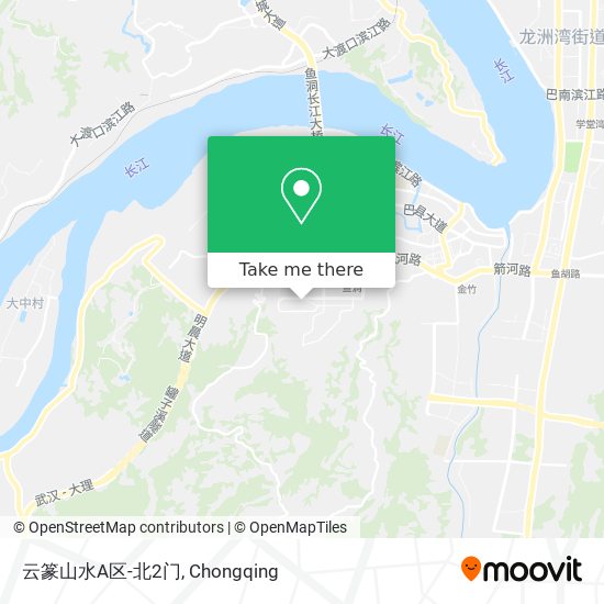 云篆山水A区-北2门 map