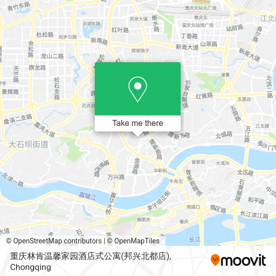 重庆林肯温馨家园酒店式公寓(邦兴北都店) map