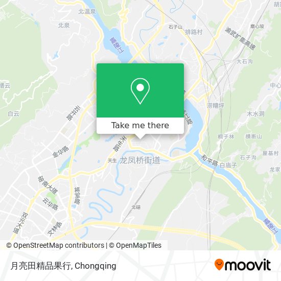 月亮田精品果行 map