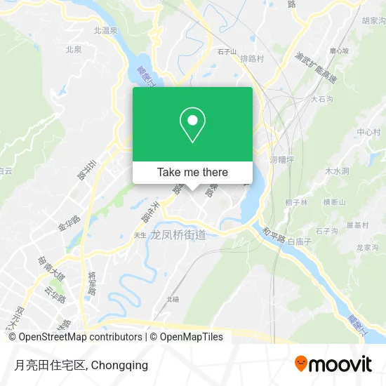 月亮田住宅区 map