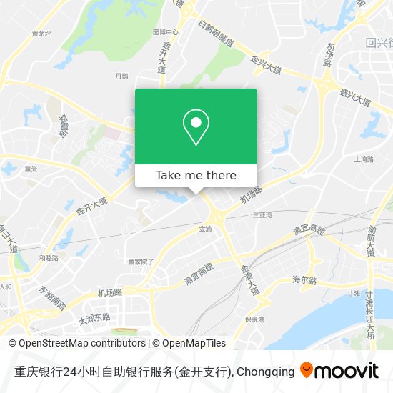 重庆银行24小时自助银行服务(金开支行) map