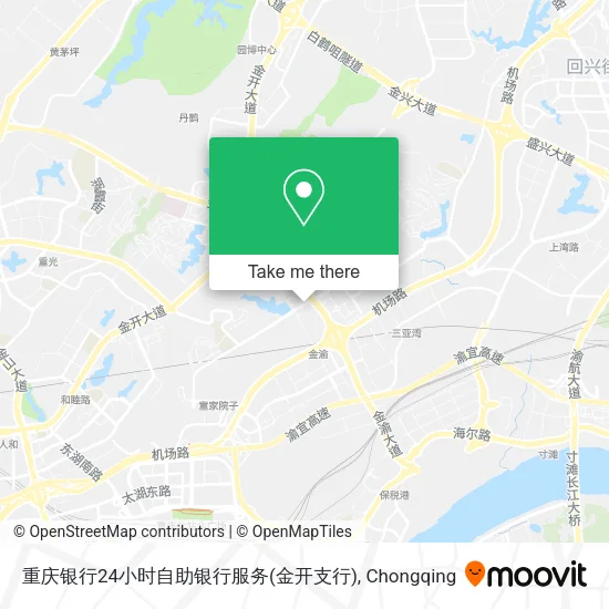 重庆银行24小时自助银行服务(金开支行) map