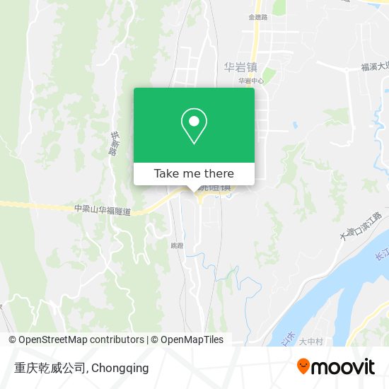 重庆乾威公司 map