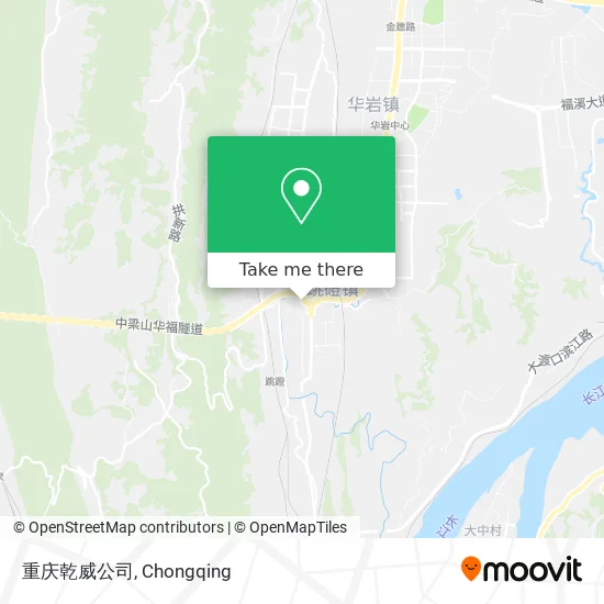 重庆乾威公司 map