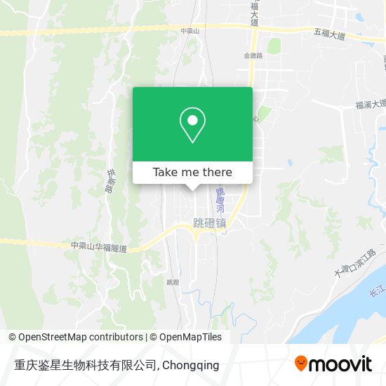 重庆鉴星生物科技有限公司 map